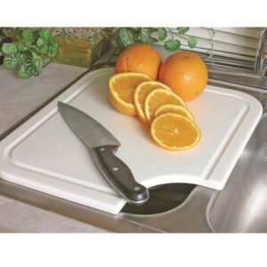 Camco RV Kitchen Sink Mate Cutting Board - White, Camco Mfg., Inc. 43857