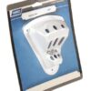 Triple RV Flag Holder White, CAMCO PRODUCTS 45504