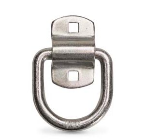1/2 inch Forged D-Ring with Bolt-On Clip, Pacific Cargo Control DR-050-Z 1/2 inch Forged D-Ring with Bolt-On Clip, Pacific Cargo Control DR-050-Z