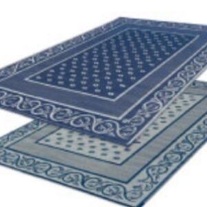 Reversible Patio Mat 6 foot x 9 foot - Blue, 48698 Reversible Patio Mat 6 foot x 9 foot - Blue, 48698