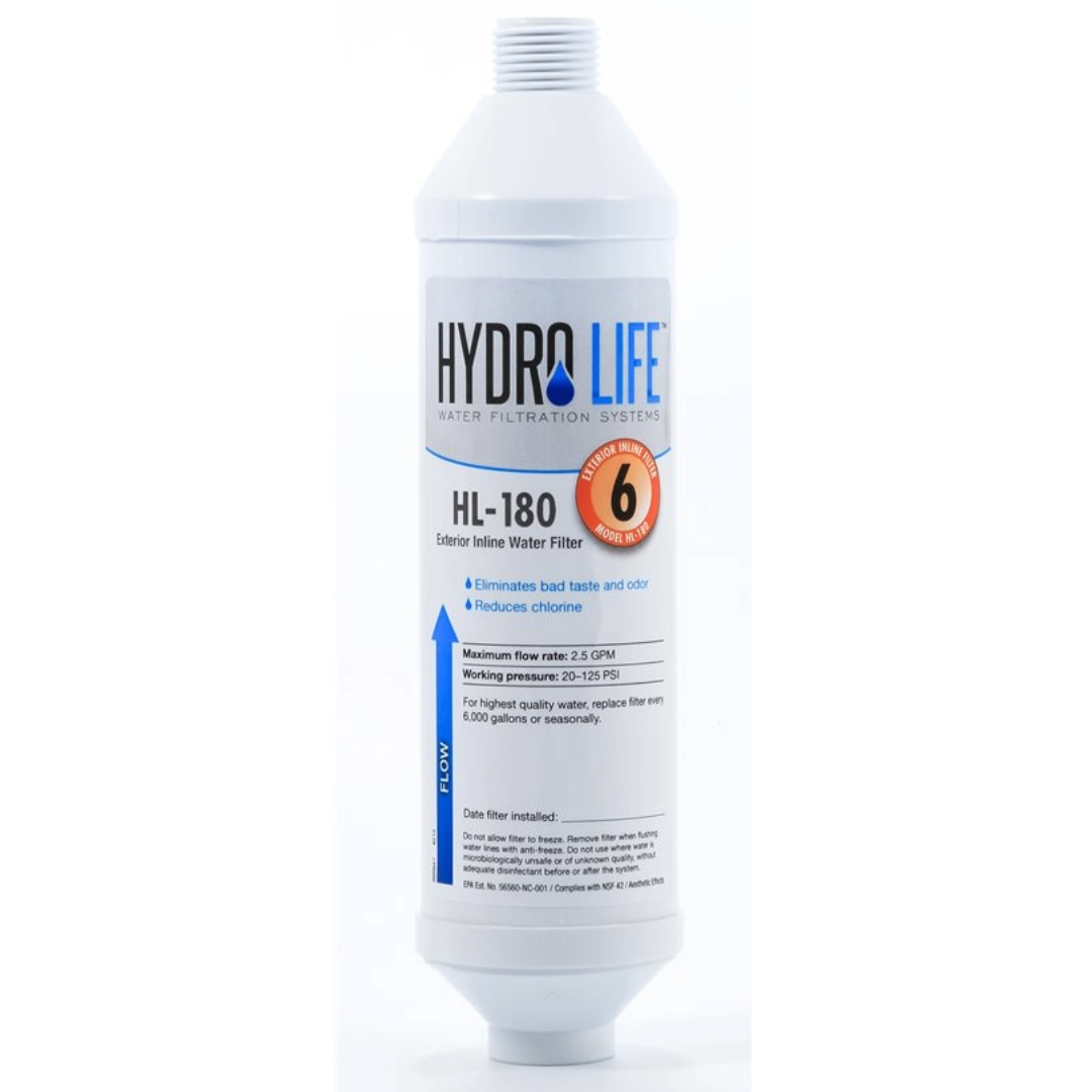 Hydro Life In-line Hose Filter Camco 52133, Camco 52133