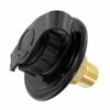 City Water Inlet with Plastic Flange - Black, Valterra A01-0169LFVP