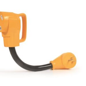 Dogbone Adapter 15 amp Male to 30 amp Female, Camco Mfg., Inc. 55165