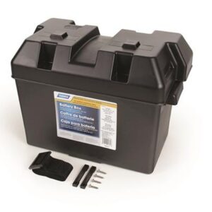 Group 24 Battery Box, black, Camco 55362 Group 24 Battery Box, black, Camco 55362