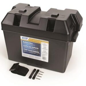Group 27 Black Battery Box, Camco 55372 Group 27 Black Battery Box, Camco 55372