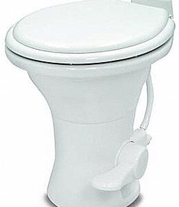 Dometic Model 310 China Toilet in White, Dometic 302310081