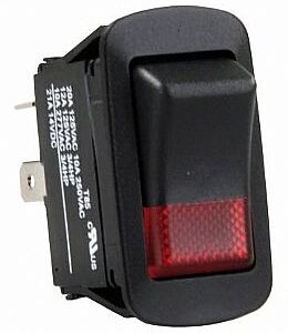 Water Resistant Illuminated On/Off Switch, JR Products 13815 Water Resistant Illuminated On/Off Switch, JR Products 13815