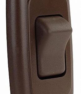 Single On/Off Switch - Brown, JR Products 12135