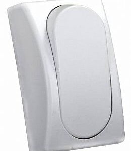 Single On/Off Switch - White, JR Products 13575