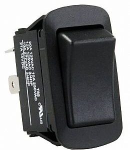 Water Resistant On/Off Switch - Black, JR Products 13795