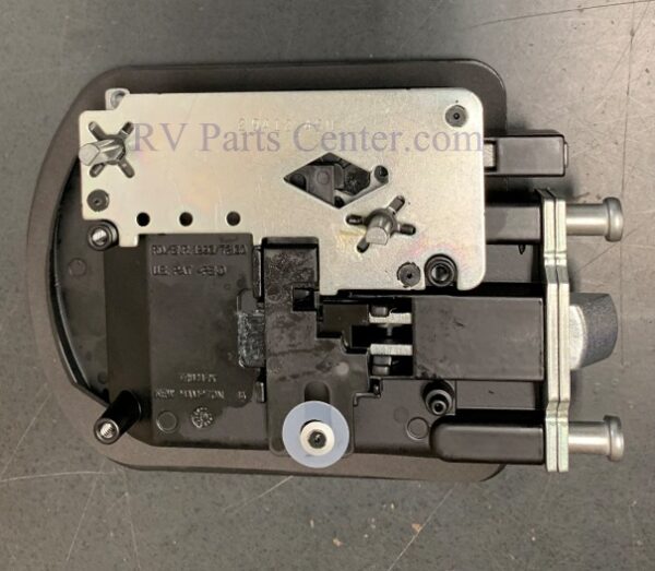 RV Door Lock w/Dead Bolt and Steel Plunger, Trimark 37575-01-K