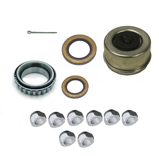 Trailer Wheel Bearing, 6000 lb Axle Capacity Hub; AP Products  014-060122