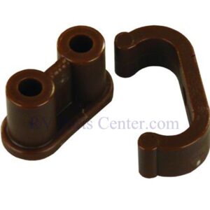 Cabinet Barrel Catch with Clip - 6 pack, JR Products 70195 Cabinet Barrel Catch with Clip - 6 pack, JR Products 70195