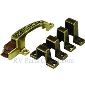 Cabinet Catch Handle and Strikers, JR Products 70485 Cabinet Catch Handle and Strikers, JR Products 70485