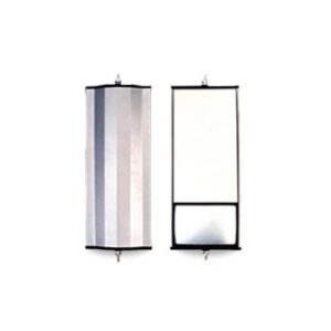 6" x 16" Angle Back Mirror with Split Glass, Velvac 705107