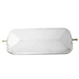 7"x16" Standard Mirror, Stainless Steel, Velvac 708005 7"x16" Standard Mirror, Stainless Steel, Velvac 708005
