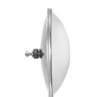 8-1/2" Center Mount Wide View Convex Mirror, White, Velvac 708450
