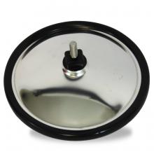 6" Center Mount Convex Mirrors with Tube Bracket, Stainless Steel, Velvac 708476