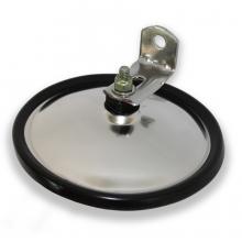 6" Center Mount Convex Mirrors, Stainless Steel, Velvac 708478