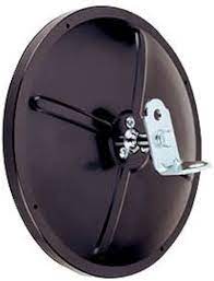 8-1/2″ Center Mount Convex Mirror, Black, Velvac 708503