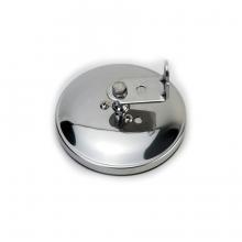 5″ Center Mount Flat Glass Mirror, Stainless Steel, Velvac 708514