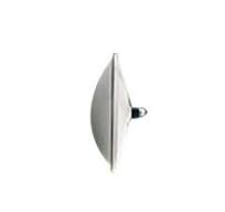 10" Center Mount Convex Mirror, White, Velvac 709217