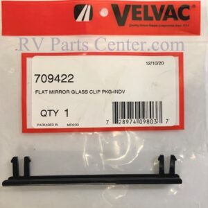 Deluxe Mirror Head Flat Glass Clip Only, Velvac 709422 Deluxe Mirror Head Flat Glass Clip Only, Velvac 709422