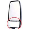 V Max and Euromax Mirror Head Lower Convex GLASS ONLY, Heated 709650
