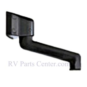 RV Mirror Arm and Base Only, Black, Driver Side - Inverted, Velvac 714377