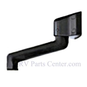 RV Mirror Arm and Base Only, Black, Passenger Side - Inverted, Velvac 714378