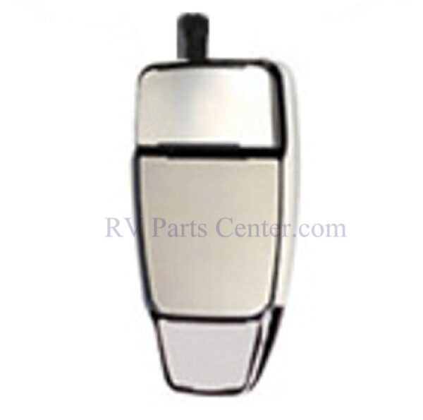 Triple Glass Mirror Head, Passenger Side, Chrome, Heated, Electric, Velvac 714394