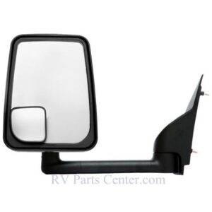 RV Mirror, Driver Side, 17.5 inch Arm, Electric, Black, Velvac 714501 RV Mirror, Driver Side, 17.5 inch Arm, Electric, Black, Velvac 714501
