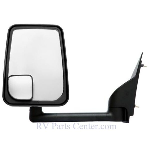 RV Mirror, Driver Side with 17.5 inch Arm, Electric, Black, Velvac 715427