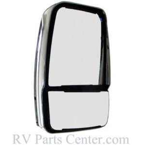 Deluxe Mirror Head in Chrome, ELECTRIC, Driver Side, Velvac 714607