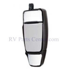 Triple Glass Mirror Head, Passenger Side, Inverted, Black, Heated, Electric, Velvac 714652