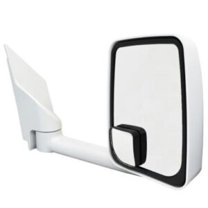 RV Mirror, Passenger Side, 14.5 inch Arm, Electric, White, Velvac 714918
