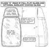 Full Flat Mirror Head in Black, Driver Side Inverted, Velvac 715137