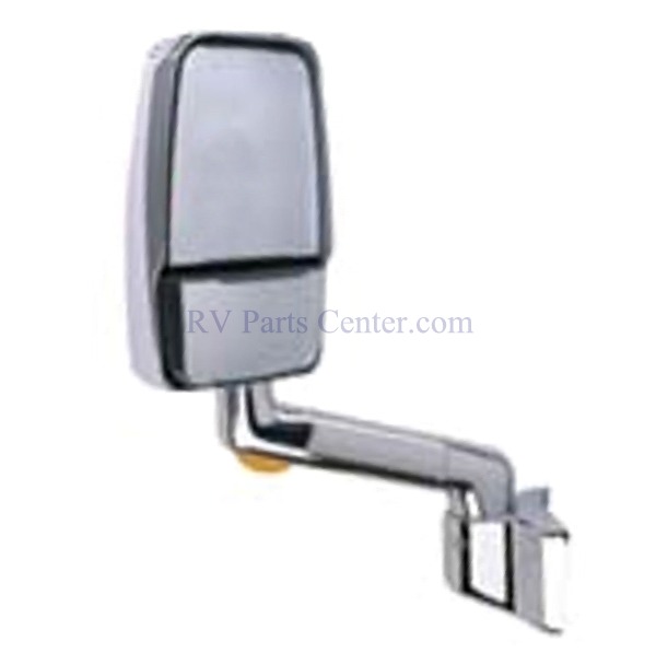 Motorhome Mirror, Driver Side, Chrome, 14 inch Arm, Velvac 716293