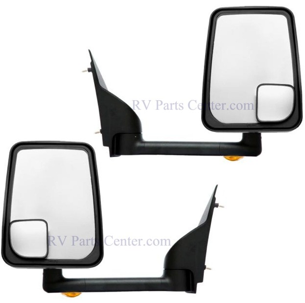 Standard Series, Ford E, 102″ Body, Black, Lighted Arm, Velvac 715458