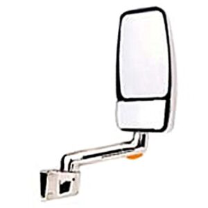 RV Motorhome Mirror, Passenger Side, Chrome, 10 inch Arm, Velvac 715488 715648 Velvac RV Mirror