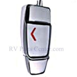 RV Mirror Head Only, Chrome, Driver Side - Inverted, Velvac 715881