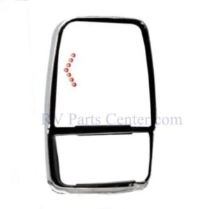 Deluxe Mirror Head in Chrome, Signal Arrow, Driver Side, Velvac 716433 Deluxe Mirror Head in Chrome, Signal Arrow, Driver Side, Velvac 716433