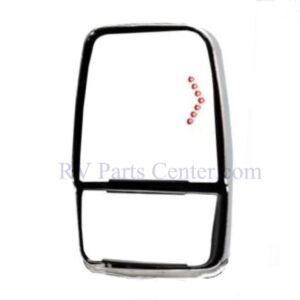 Deluxe Mirror Head in Chrome, Signal Arrow, Passenger Side, Velvac 716434 Deluxe Mirror Head in Chrome, Signal Arrow, Passenger Side, Velvac 716434
