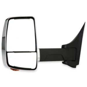 RV Mirror, Driver Side, Electric, Black/Chrome, 2020XG, Velvac 718447