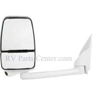 RV Mirror, Driver Side, 13 inch Arm, Camera, Heated, Manual, White Velvac 719401