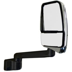 Passenger Side RV Mirror, Chrome with Camera, 20 in Arm, Velvac 719484
