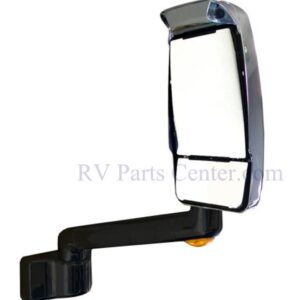 RV Motorhome Mirror, Passenger Side, Chrome/Black, Velvac 719502 Velvac 719502 RV Motorhome Mirror