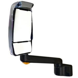 Driver Side RV Mirror, Chrome with Camera, 17 in Arm, Velvac 719893 Driver Side RV Mirror, Chrome with Camera, 17 in Arm, Velvac 719893