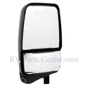 Deluxe Mirror Head in Black, HCamera, Driver Side, Velvac 719925