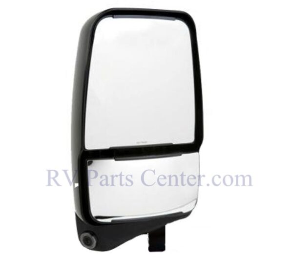 Deluxe Mirror Head in Black, HCamera, Driver Side, Velvac 719925